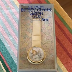 Betsey Clark Watch by Picco with Cream Strap